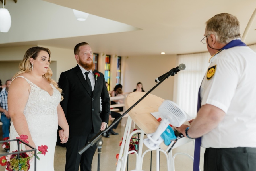 Wedding ceremony by Dr. Gerrit Rademeyer in Louisrus